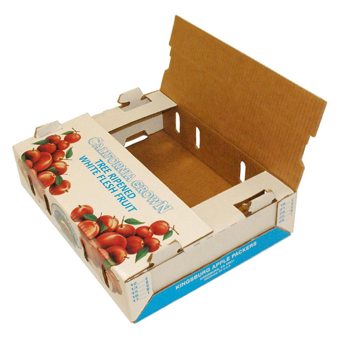 corrugated fruit box carton