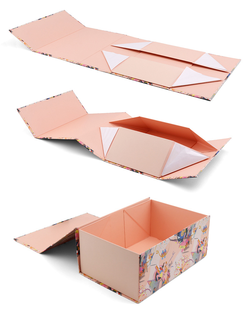 rigid cardboard folding gift boxes