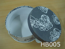 Printed Hat Box with lid