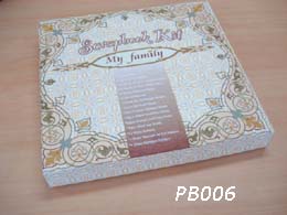 Scrapbooking Album packaging boxes with lids