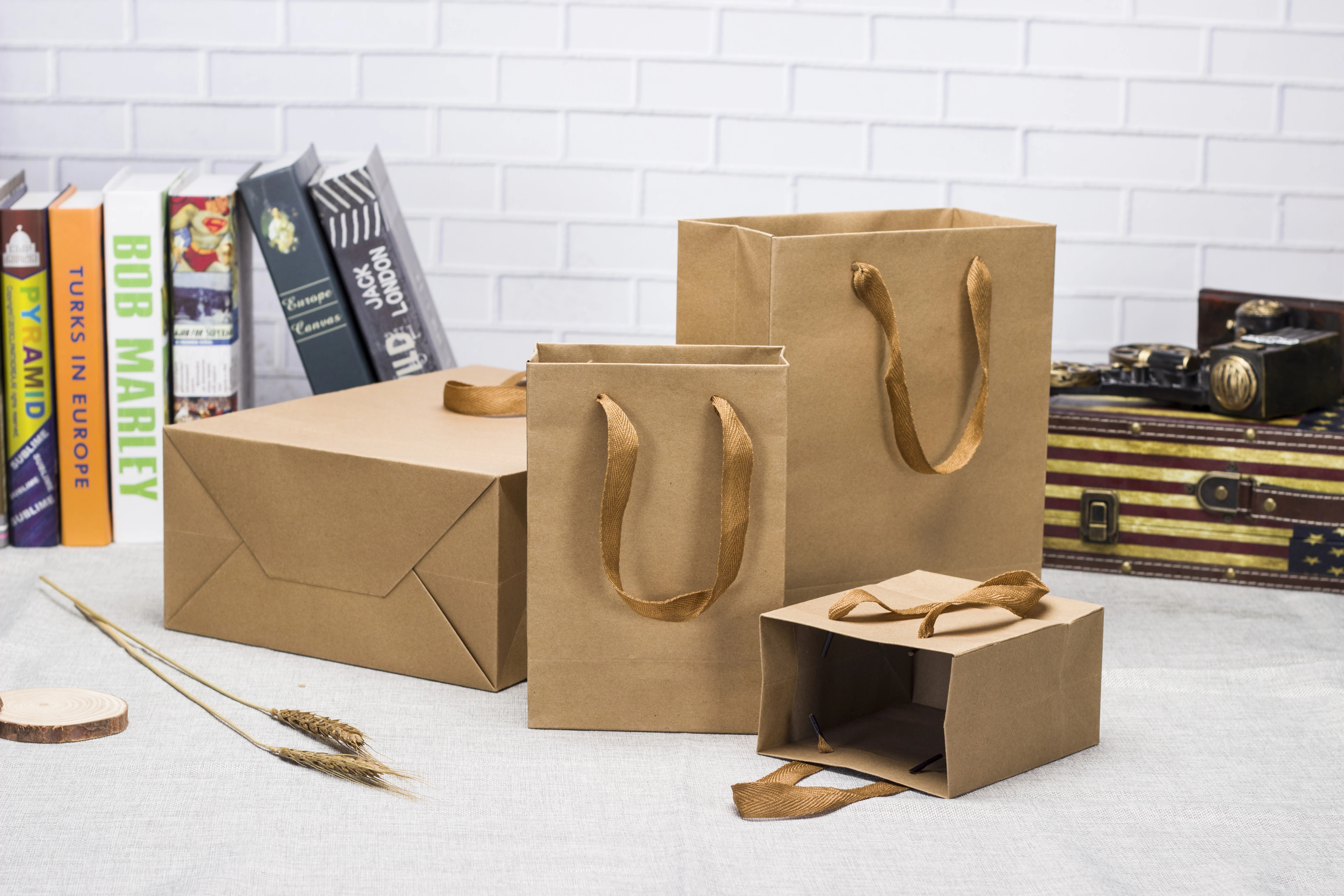 Natural kraft bags,Brown kraft paper bags,Print kfaft bags