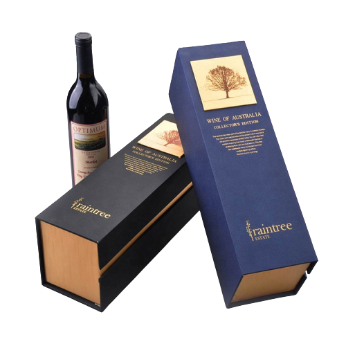 Cardboard wine gift boxes with magnetic